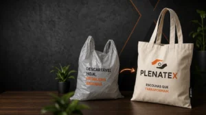 sacola ecológica personalizada Plenatex